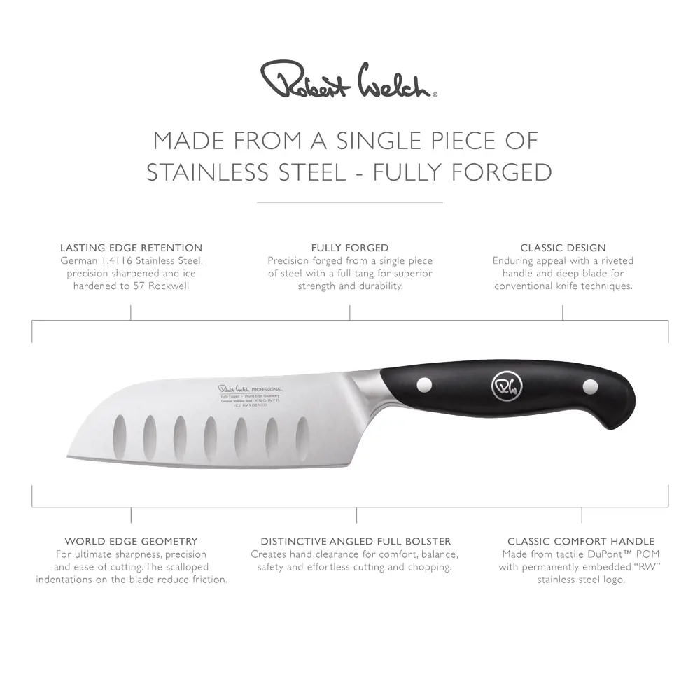Robert Welch Professional Santoku Knife 12cm